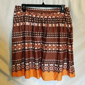 Madison circle-pattern skirt